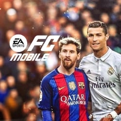 Messi and Cristiano Ronaldo (GQV43Z)