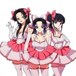 Cheerleaders Kanae, Shinobu and Kanao
