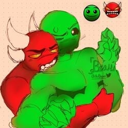 normal x demon