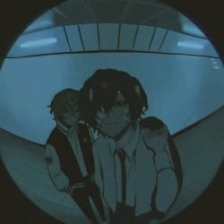 Dazai and Chuuya (15 years!)