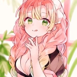 Mitsuri sleeping