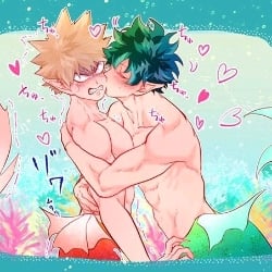 Bakugo and Deku (merts)