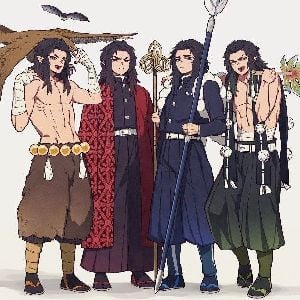 urogi, karaku, sekido and aizetsu.°•🧸