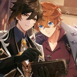 Zhongli and Tartaglia