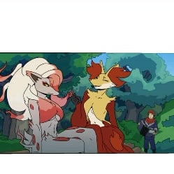 delphox and zoroark (alpha)