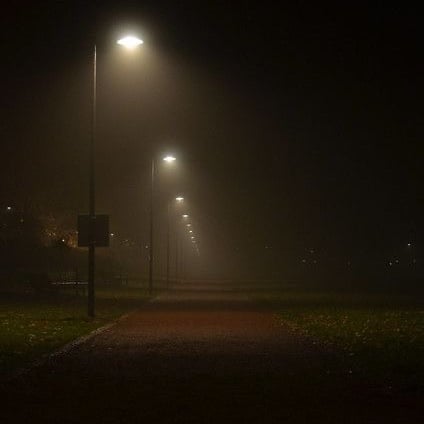 outside