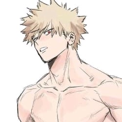Bakugou Katsuki Tired guy