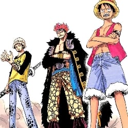 Luffy, Law and Kid