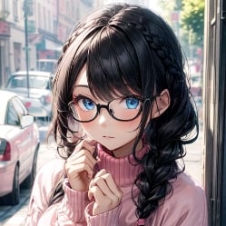 Nerdy girl