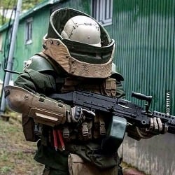 Military Juggernaut—What's Inside The Suit?