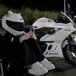 Motorcyclist Catherine