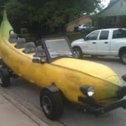 banana car