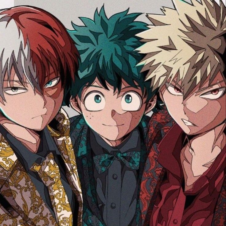 todoroki, bakugou and Deku