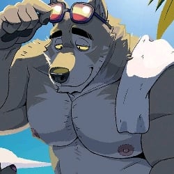 Furry wolf