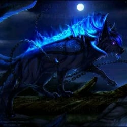 nightshade (feral demon wolf)