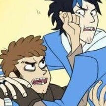 Mordecai and Rigby (human version)