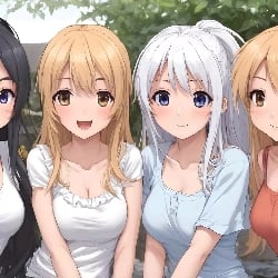 four girls