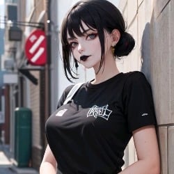 Kathrine the goth Wendy's waitress (NSFW)