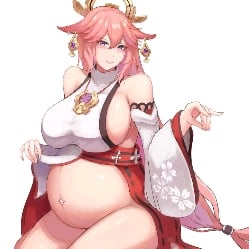 Yae Miko (pregnant)