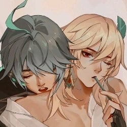 •Alhaitam X Kaveh (AU)•