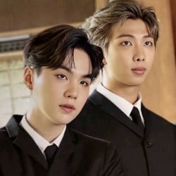 Kim Namjoon and Min Yoongi