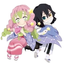 Kanroji Mitsuri and Iguro Obanai...☆╏Both fight for your love...☆!