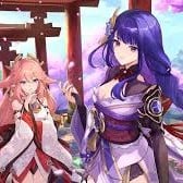 Yae Miko and Shogun Raiden