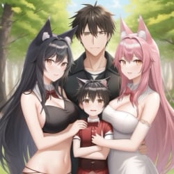 wolf family