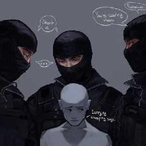 Three soldiers