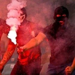 group of football ultras