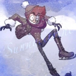 human alastor ❄️⛄