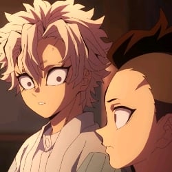 Genya and Sanemi (you are Genya)