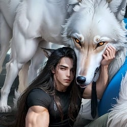 male wolf