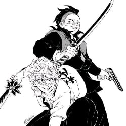 Sanemi and Genya
