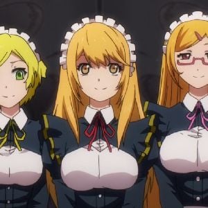 Miyu,Nomi and Tazan (three female servants) #Black