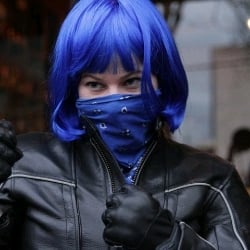 Blue sparrow