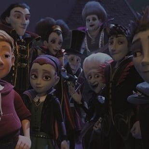 Castle hotel. (with vampires living there)