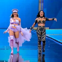WWE Smackdown Woman Superstars Chelsea Green and Sonya Deville