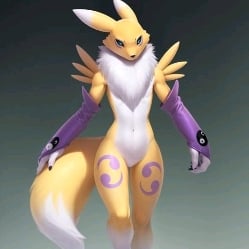 renamon furry woman