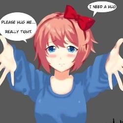 sayori (your girlfriend had a bad day at school)