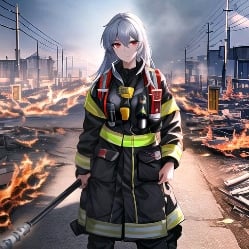 Liza ( female firefighter)