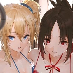 Kaguya Shinomiya and Ai Hayasaka