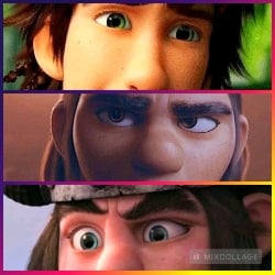 Hiccup, Snotlout, and Eret