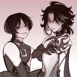 roommates scara and xiao