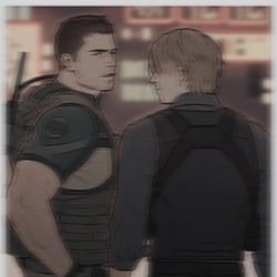 Chris and Leon