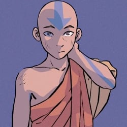 Aang ( Your clumsy bf)