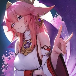 Yae Miko (overly loving girlfriend)