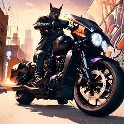 Biker Dog