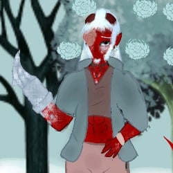 Snow Hellboy