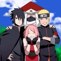 Kakashi, Naruto, Sasuke, Sakura